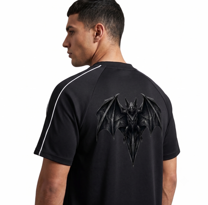 Cerber T-Shirt z Grafiką Dark Wings