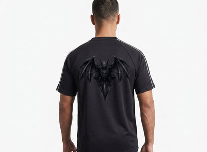 Cerber T-Shirt z Grafiką Dark Wings
