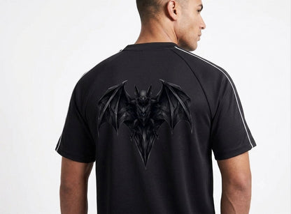 Cerber T-Shirt z Grafiką Dark Wings