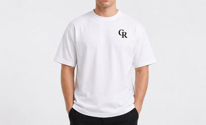 Cerber ONE LIFE, ONE CHANCE Biały T-Shirt z Grafiką