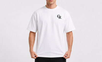 Cerber ONE LIFE, ONE CHANCE Biały T-Shirt z Grafiką